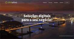 Desktop Screenshot of clickativo.com.br